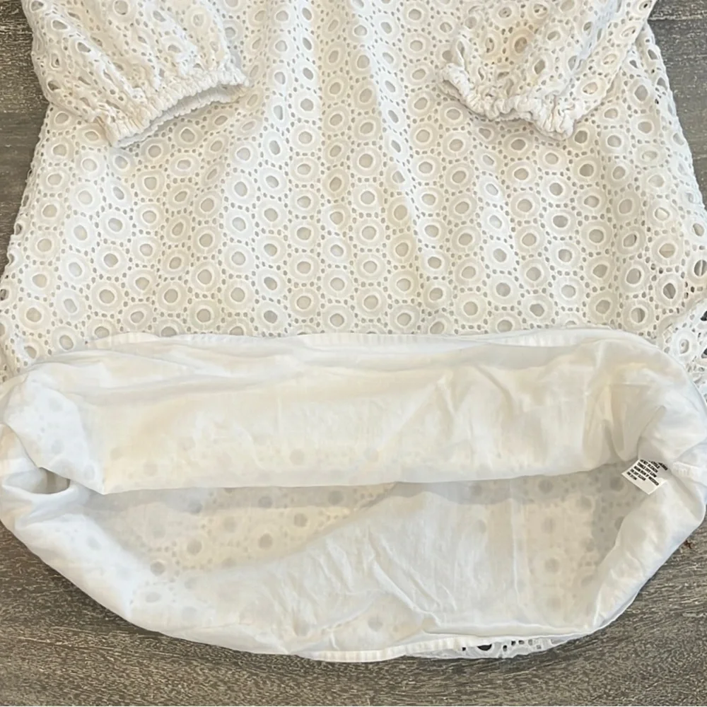 Crown & Ivy White Eyelet Midi Dress - Picture 4 of 8